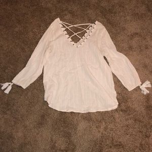 Off-white blouse